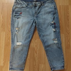 Elyse, slim crop, silver jeans, size 20/L26